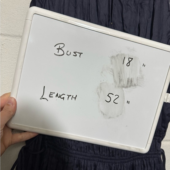 Apiece Apart Liquid Lippard Navy Blue Modal Midi Dress Women’s Size 4 - Picture 10 of 10